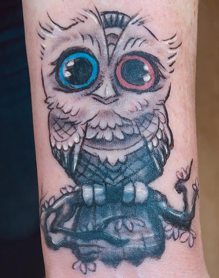 Irish Christopher - illustrative owl